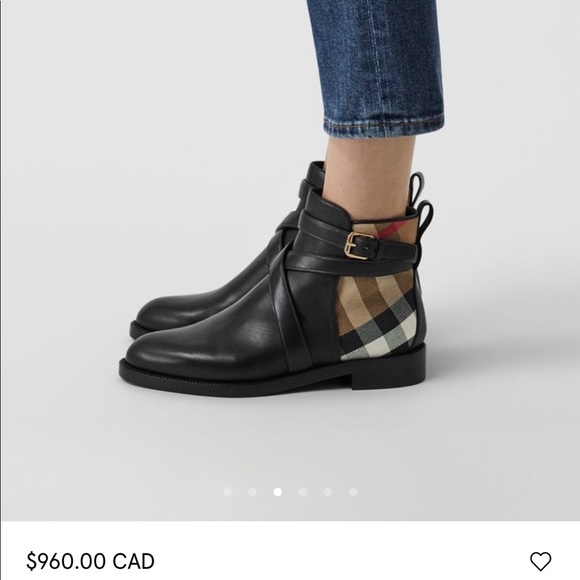 BURBERRY - Straps Ankle Boots - Picture 5 of 9